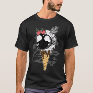 Camiseta Sorvete astronauta - Engraçados Amantes do Espaço 