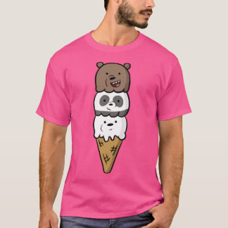 Camiseta Sorvete Bare Bears
