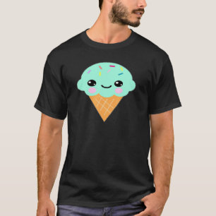 Camiseta Sorvete Bom Humor Para Homens Jovens 15
