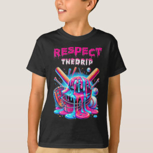Camiseta Sorvete Bysebyll Drip Gotejamento Respeito Gota Ad