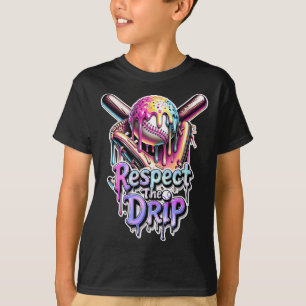 Camiseta Sorvete Bysebyll Drip Ice Cream Dripping Respeite