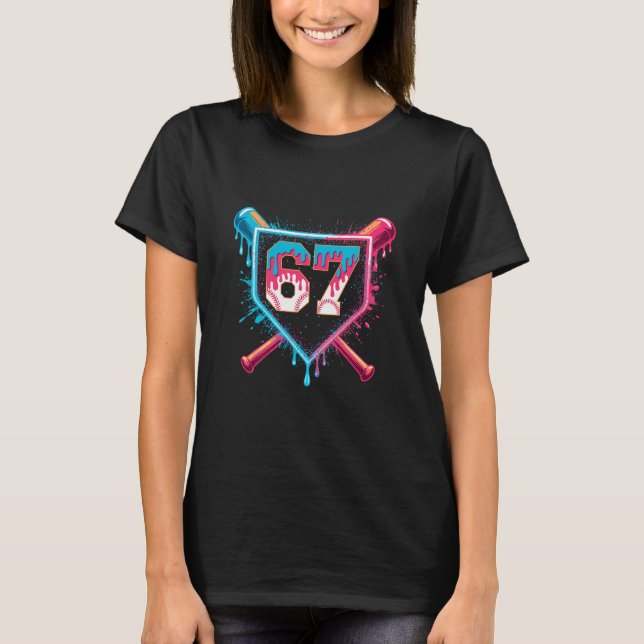 Camiseta Sorvete Bysebyll Drip Seis Sete Geração Alpha Gíri (Frente)