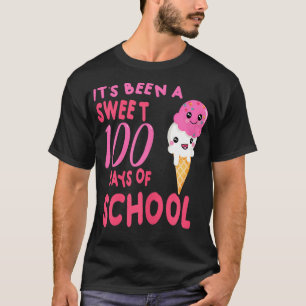 Camiseta Sorvete Cone 100 Dias De Professora