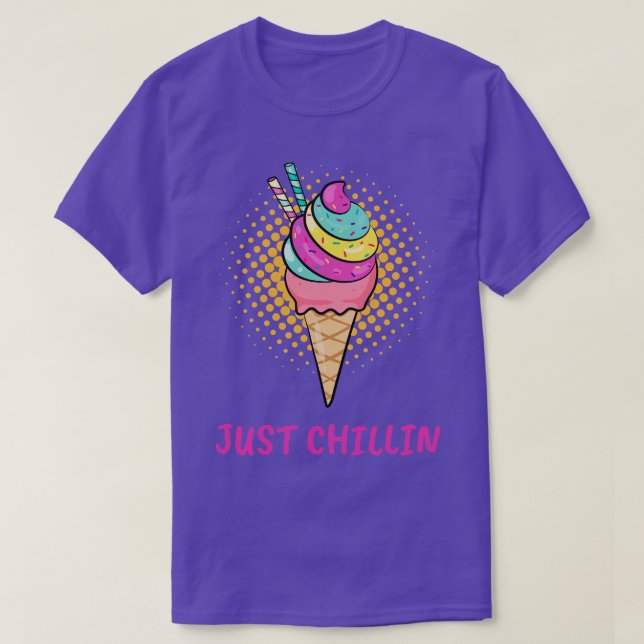 Camiseta Sorvete Cone Apenas (Frente do Design)