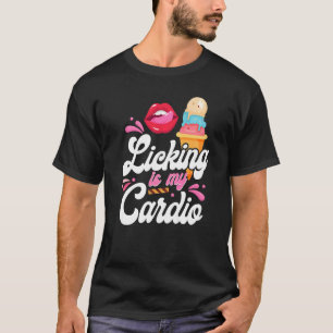 Camiseta Sorvete Cone Licenciamento É Meu Cardio
