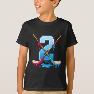 Camiseta Sorvete de 2 anos de hóquei pingando Juventude 2º