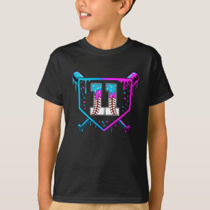 Camiseta Sorvete De Aniversário Com 11 De Baseball Com 11 A