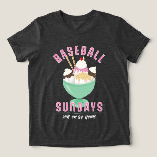 Camiseta Sorvete de basebol aos domingos, Camisa-viagem