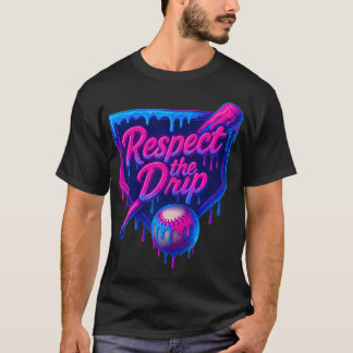 Camiseta Sorvete de Beisebol Drip Respeite o Drip