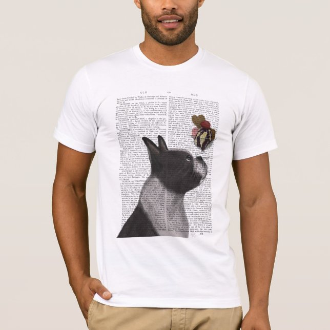 Camiseta Sorvete de Boston Terrier (Frente)