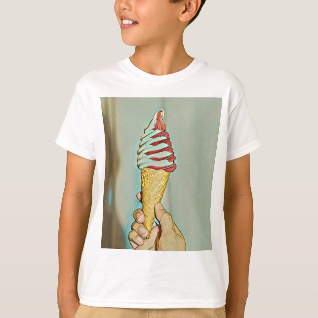Camiseta Sorvete de chocolate (Frente)