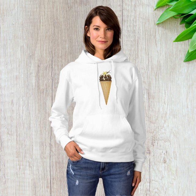 Camiseta Sorvete de chocolate (Criador carregado)