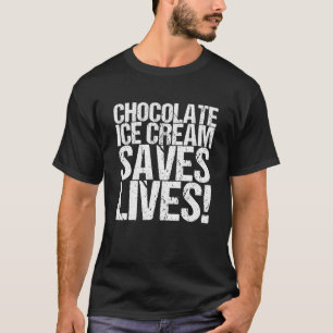 Camiseta Sorvete De Chocolate Salva Vidas!