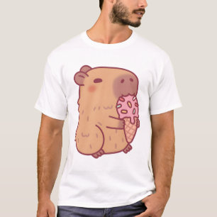 Camiseta Sorvete De Comida Cuja Capybara