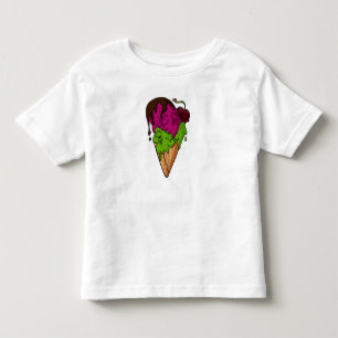 Camiseta Sorvete de crânio de Berry Doce
