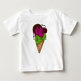 Camiseta Sorvete de crânio de Berry Doce