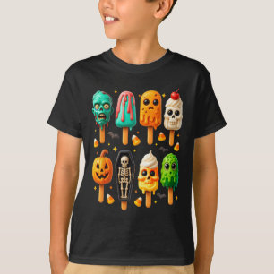 Camiseta Sorvete de Dia das Bruxas no Verão de Popsicle Sum