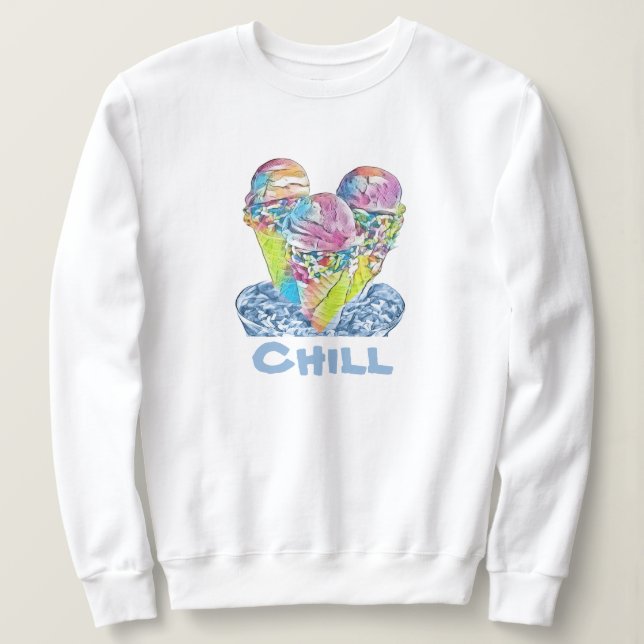 Camiseta Sorvete de Enchimento (Frente do Design)