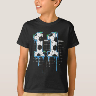 Camiseta Sorvete de futebol 11 anos de idade gotejamento ju
