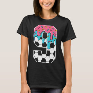 Camiseta Sorvete de Futebol 9 Anos Drip Juventude 9º Aniver