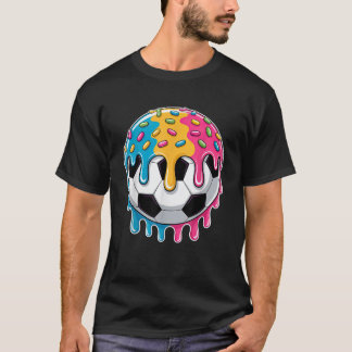 Camiseta Sorvete De Futebol Boys Soccer Drives Com Sprinkle