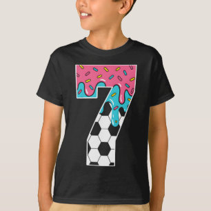 Camiseta Sorvete de futebol de 7 anos pingando juventude 7º