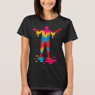 Camiseta Sorvete de Hockey Meninos Meninas Hóquei no Gelo J