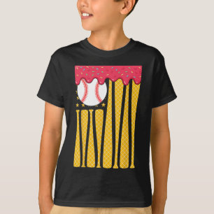 Camiseta Sorvete de Meninos American Flag Bysebyll Bysebyll