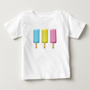 Camiseta Sorvete de picolé de verão bonito e adorável Kawai