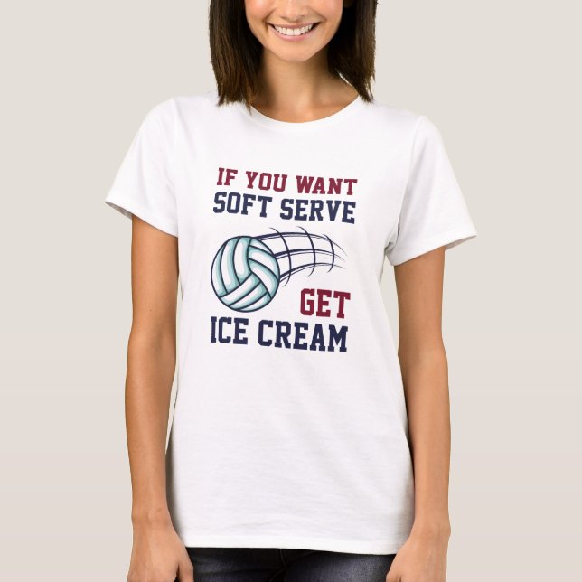 Camiseta Sorvete de servidor flexível (Frente)