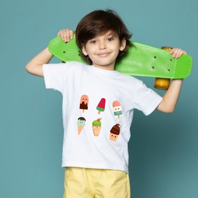 Camiseta sorvete de verão (Criador carregado)