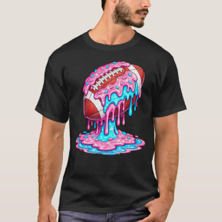 Camiseta Sorvete Derretendo Confeitos Futebol Americano