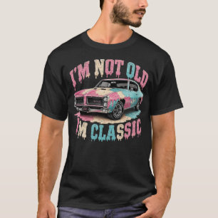 Camiseta Sorvete Derretendo Não Sou Velho Sou Clássico