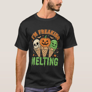 Camiseta Sorvete Derretendo no Halloween
