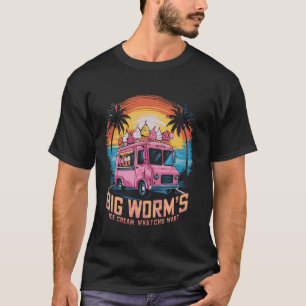 Camiseta Sorvete do verme grande que quer sorvete engraçado