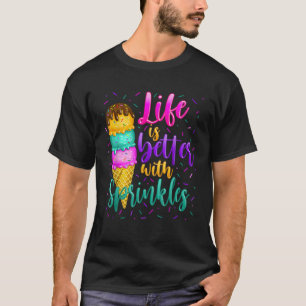 Camiseta Sorvete Doce Com Sprinkle