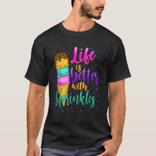 Camiseta Sorvete Doce Com Sprinkle