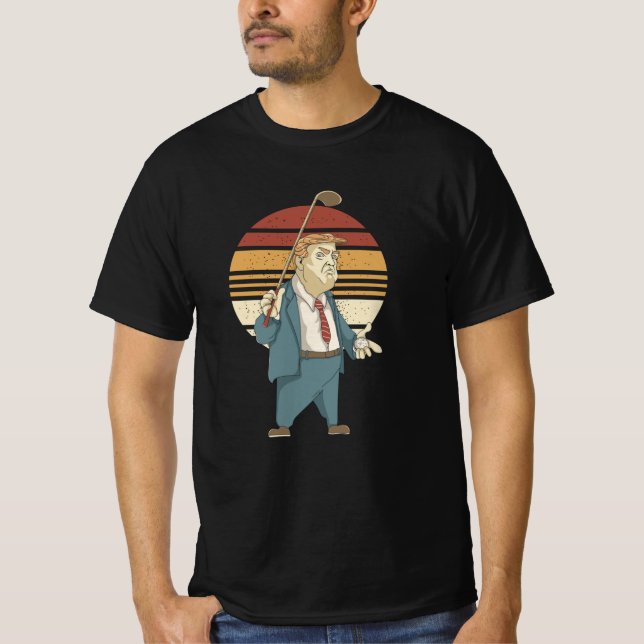 Camiseta Sorvete Donald Trump Golf (Frente)
