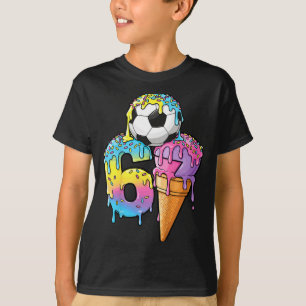 Camiseta Sorvete Drip Futebol Infantil Número 67 Meninos Fu