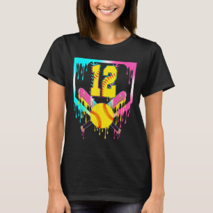 Camiseta Sorvete Drip Home Plate Softll 12 Anos de Idade