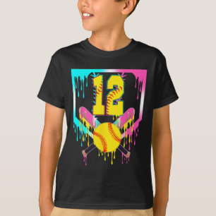 Camiseta Sorvete Drip Home Plate Softll 12 Anos de Idade
