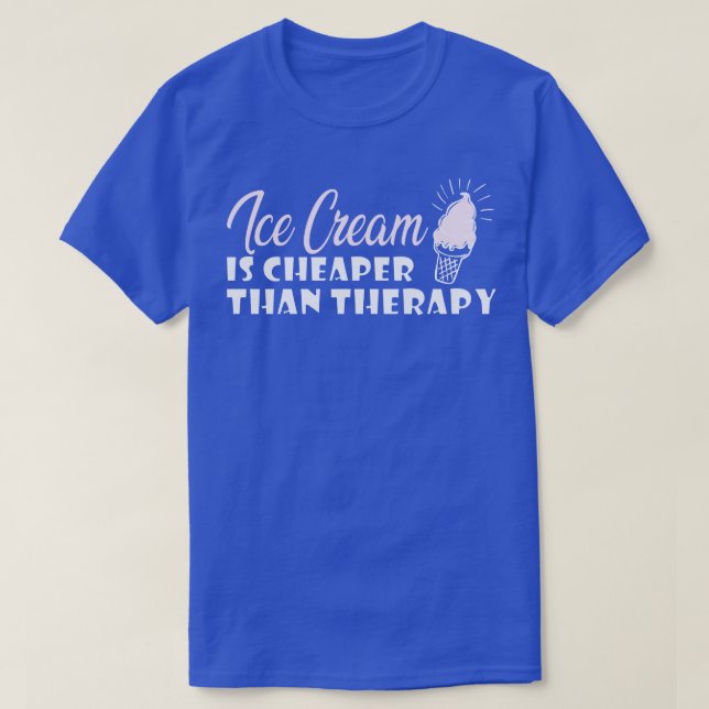 Camiseta Sorvete é mais barato que terapia (Frente do Design)