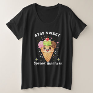 Camiseta sorvete engraçado
