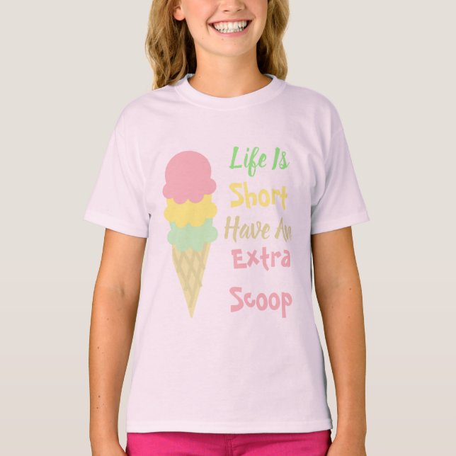 Camiseta Sorvete Extra Scoop T Shirt (Frente)