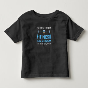 Camiseta sorvete Foodie Ness Gym Oferece Homens Mulheres