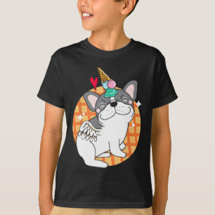 Camiseta Sorvete francês Bulldog Frenchie Birthday