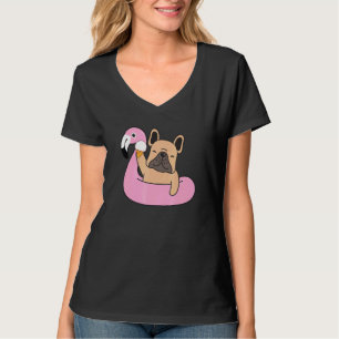 Camiseta Sorvete francês Bulldog Frenchie no tubo interno