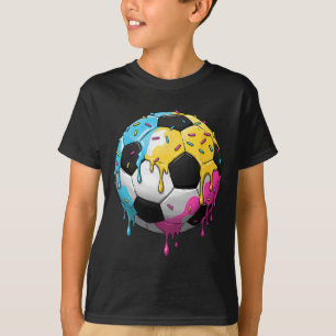 Camiseta Sorvete Futebol Byll Drip Com Confeitos Coloridos