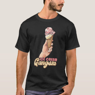 Camiseta Sorvete Gangsta Sorvete Irônico