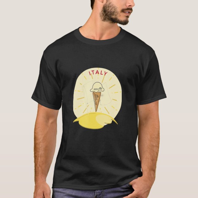 Camiseta Sorvete Gelato Itália (Frente)